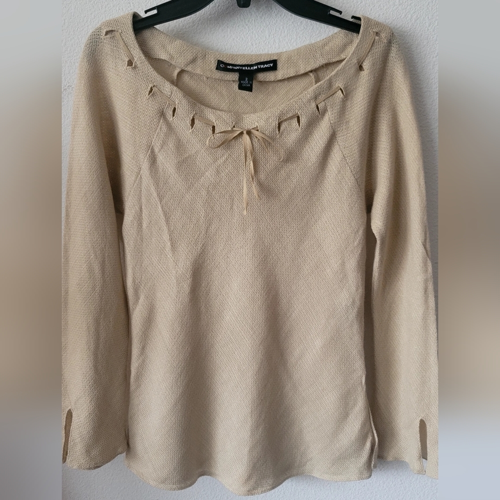 ❤️ COMPANY ELLEN TRACY Women's Linen Blend Top Size 2   3 For $15